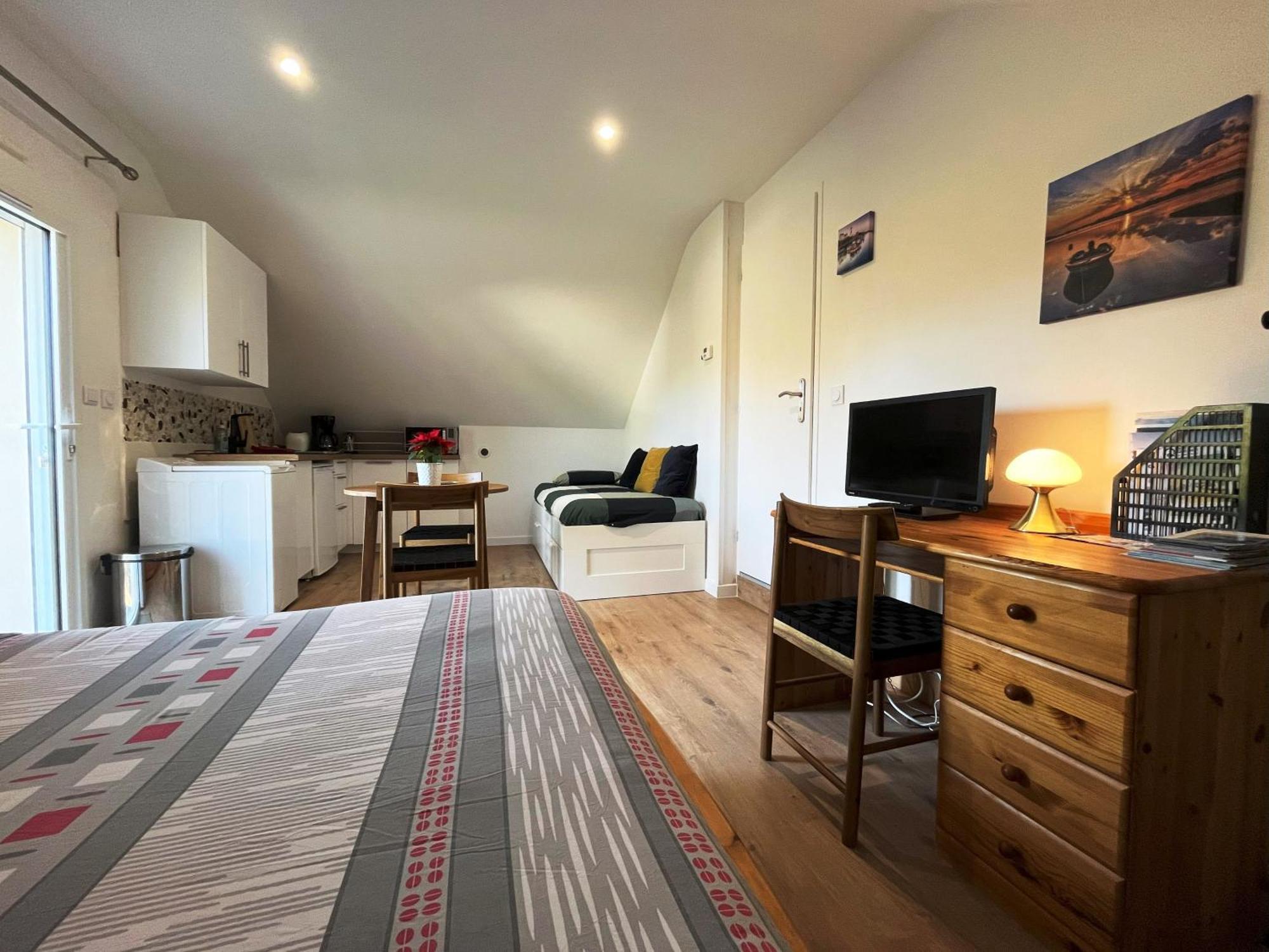 Lomener - La Goelette - 1 Appartement Avec 2 Chambres Et 2 Studios A 450M De La Plage プロムール エクステリア 写真